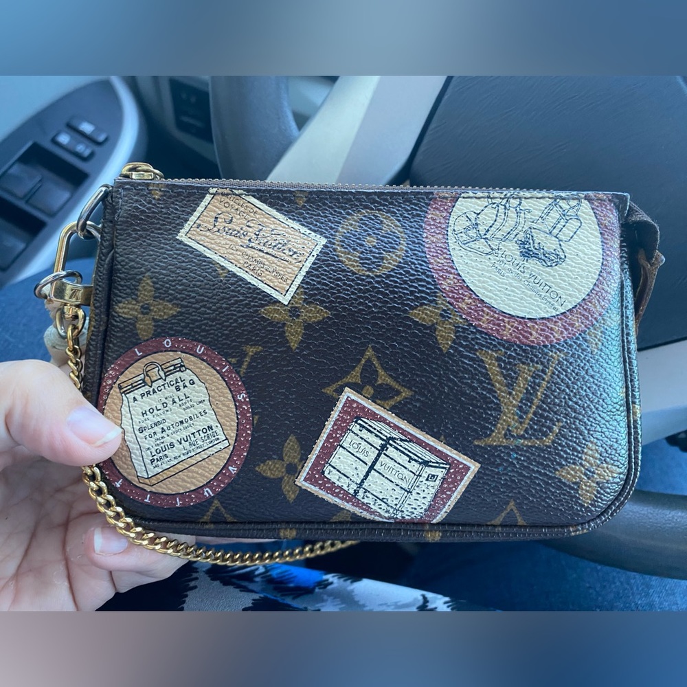 Louis Vuitton trunks and bags mini pochette with LV box and LV dust bag